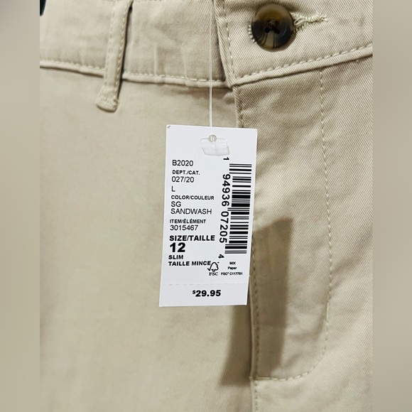 The Children's Place Tan Casual Kids Pants size 12 - Picture 3 of 5